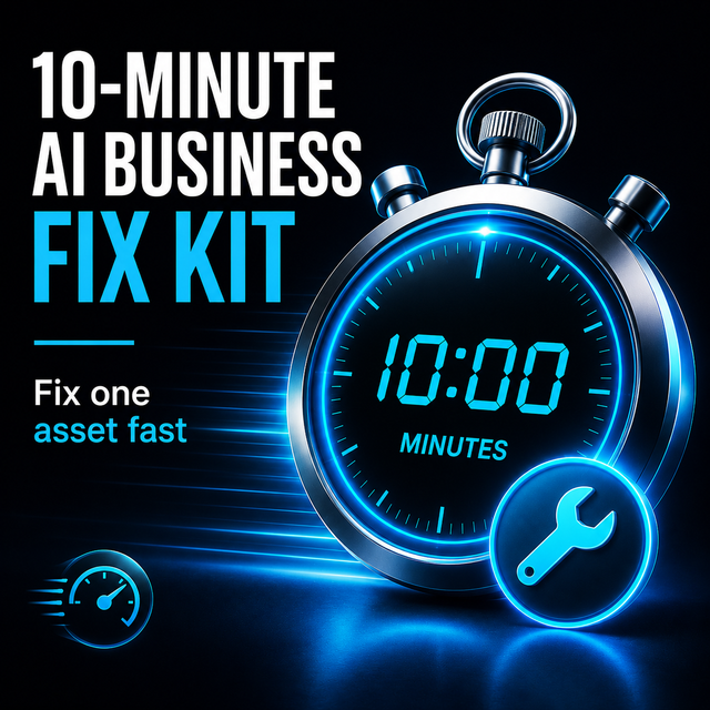 AI STORE — 10-Minute AI Business Fix Kit