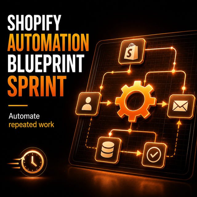 Shopify Automation Blueprint Sprint
