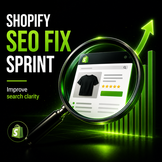 AI STORE Shopify SEO Fix Sprint digital product cover