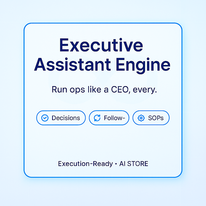 AI STORE — Executive Assistant Engine