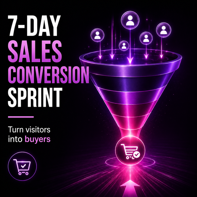 AI STORE 7-day sales conversion Sprint digital product cover